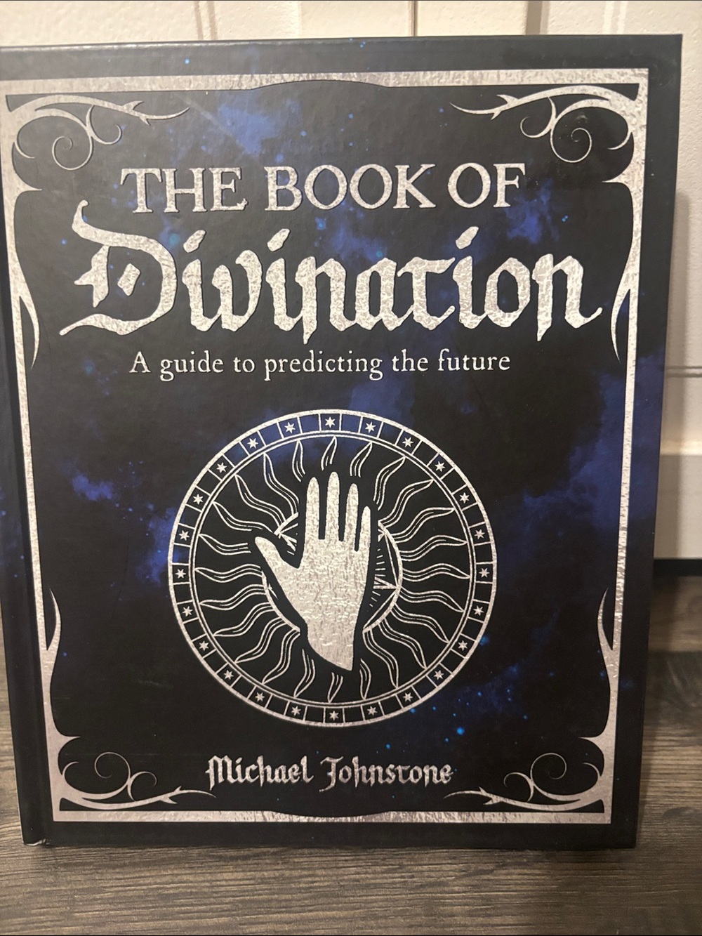 The Book of Divination by Michael Johnstone - Dark Blue & Silver